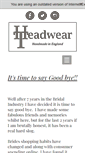 Mobile Screenshot of htheadwear.com