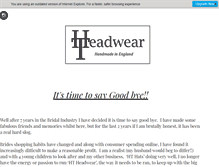 Tablet Screenshot of htheadwear.com